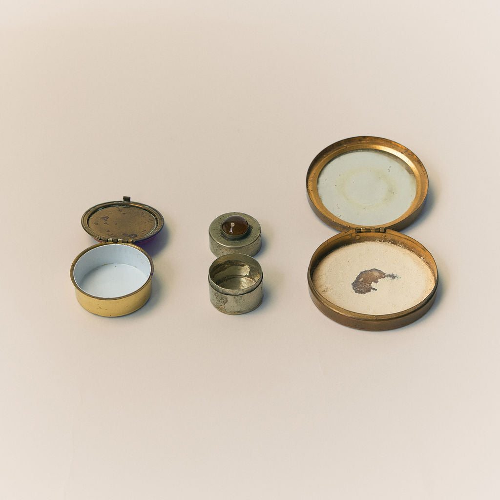 Antique Set of Three Compacts