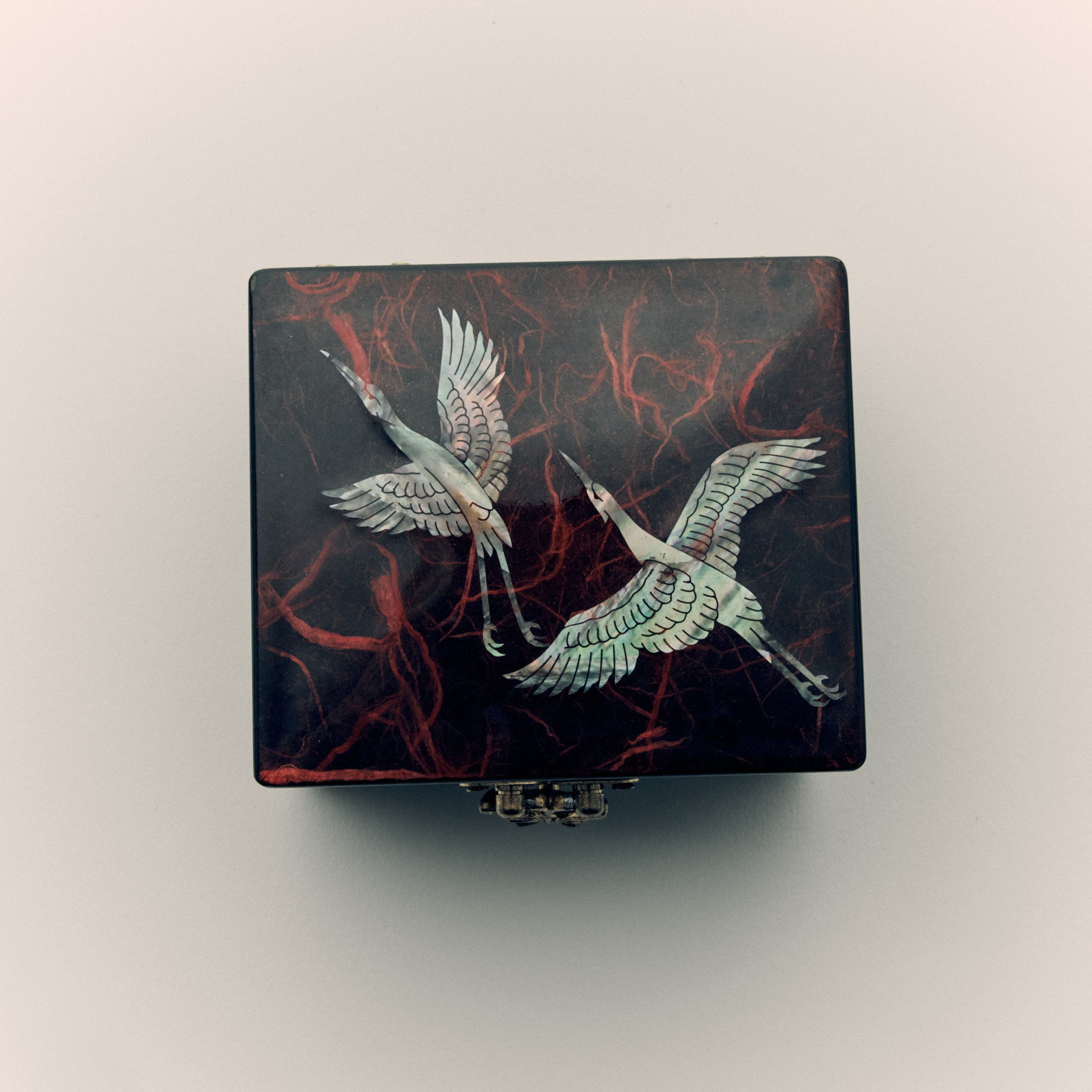 Antique Japanese Lacquered Jewellery Box