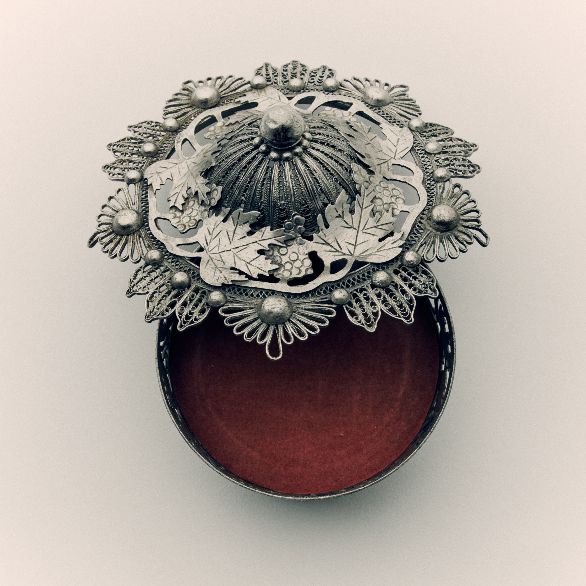Antique Filigree Jewellery Box